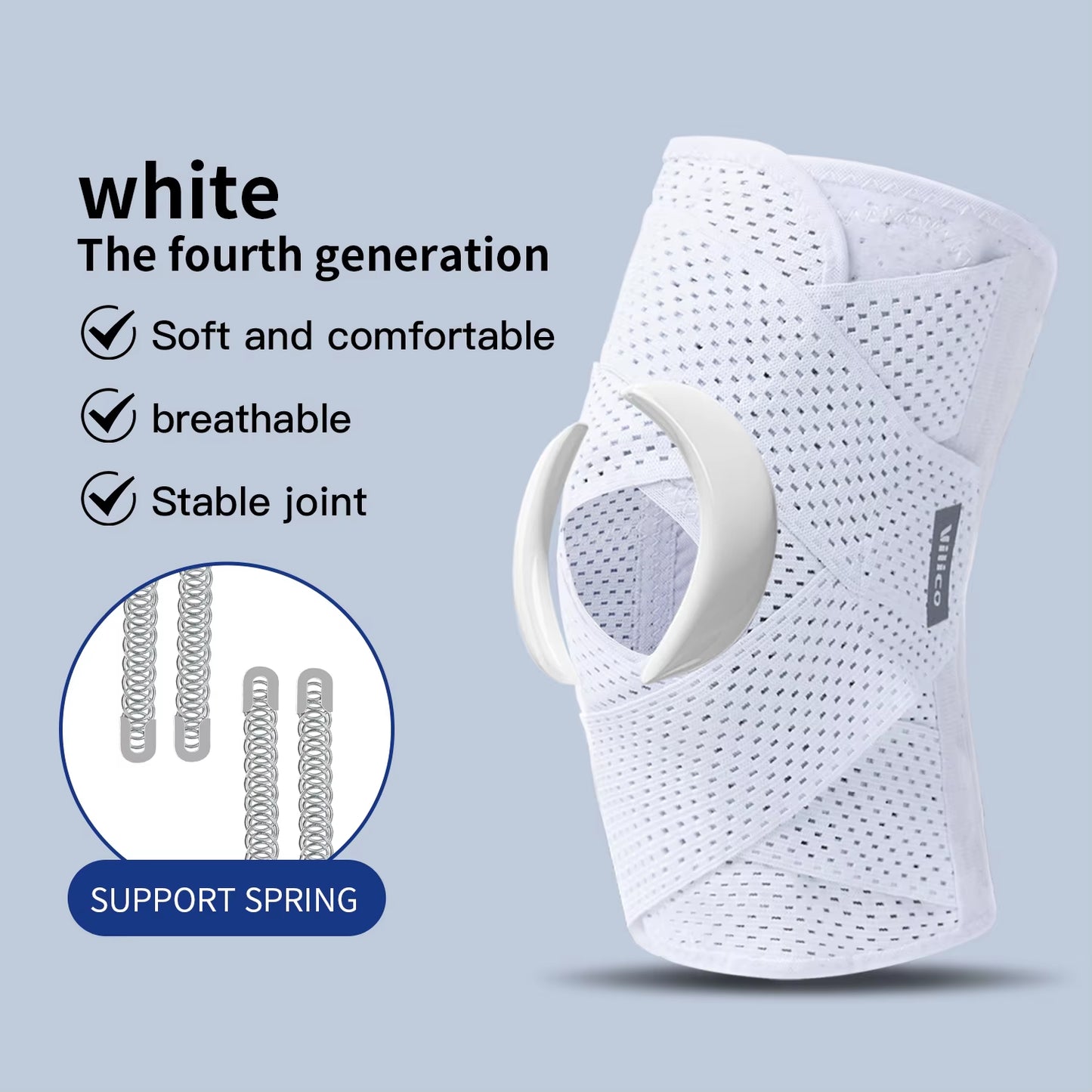 1PC Sports Kneepad Men Women Pressurized Elastic Knee Pads Arthritis Joints Protector Fitness Gear Volleyball Brace Protector