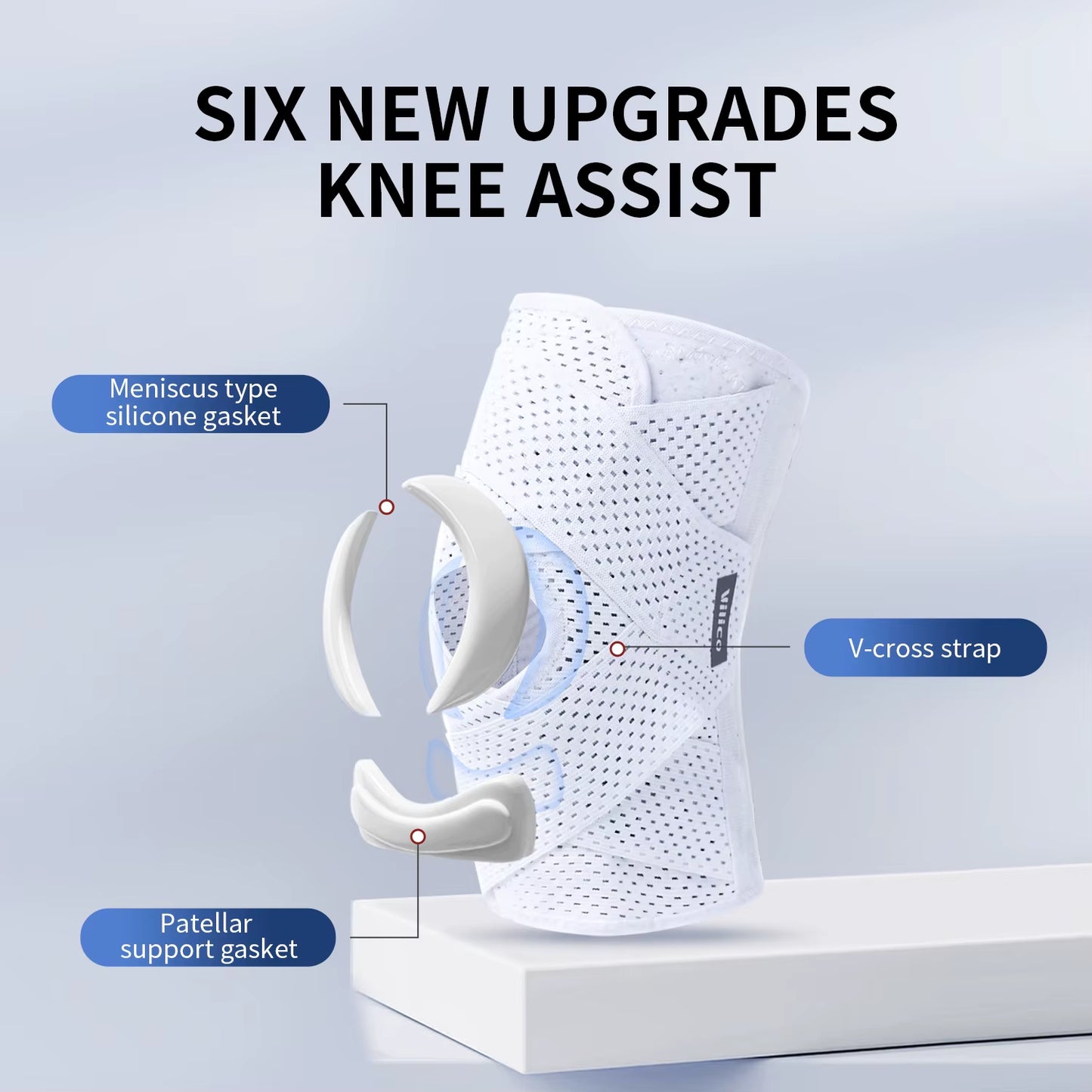 1PC Sports Kneepad Men Women Pressurized Elastic Knee Pads Arthritis Joints Protector Fitness Gear Volleyball Brace Protector